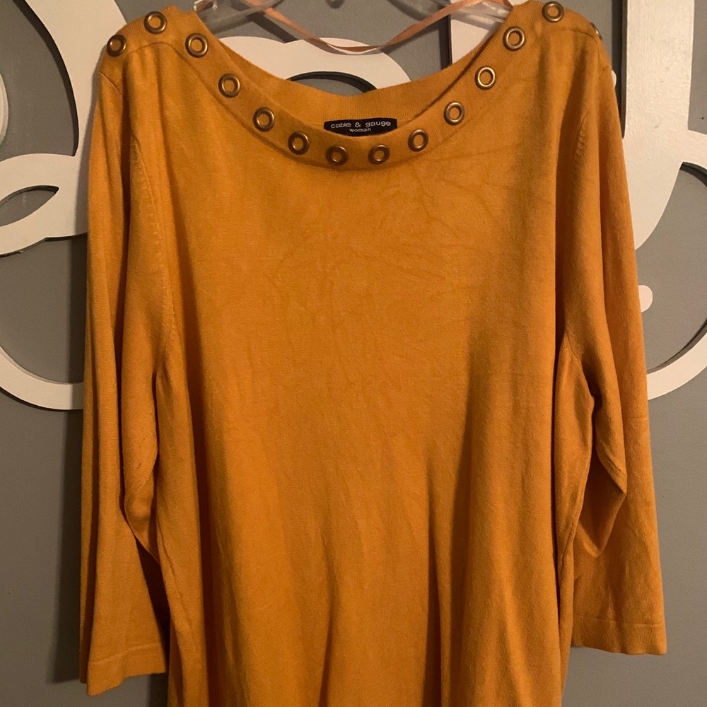 Yellow/ Golden Blouse